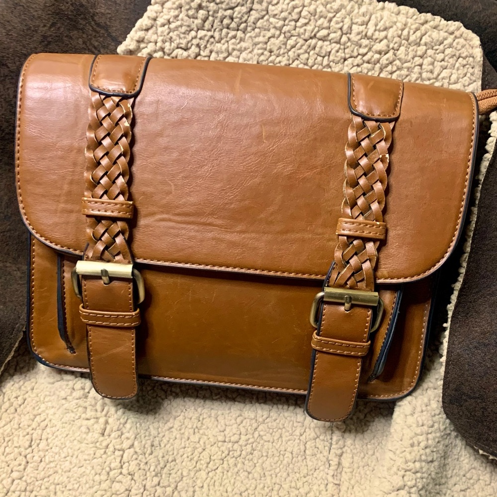 ‼️BUY IT TODAY AT HALF PRICE‼️ 👜BOLSO DE PIEL 👜MEDIANA👜ESTILO RETRO👜CAFÉ👜